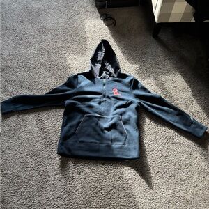 Ole Miss navy and red Zip-Up Hoodie